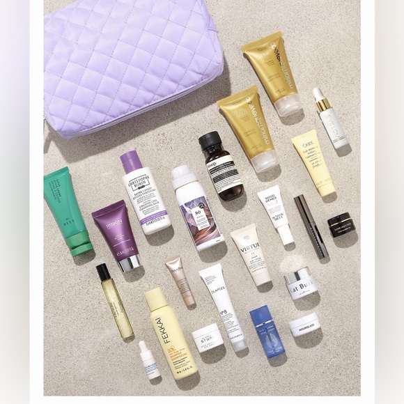 NIB 21 Piece Space NK Set $684 Purple Cosmetics Bag 111Skin Oribe Olaplex Saturn - Picture 1 of 9